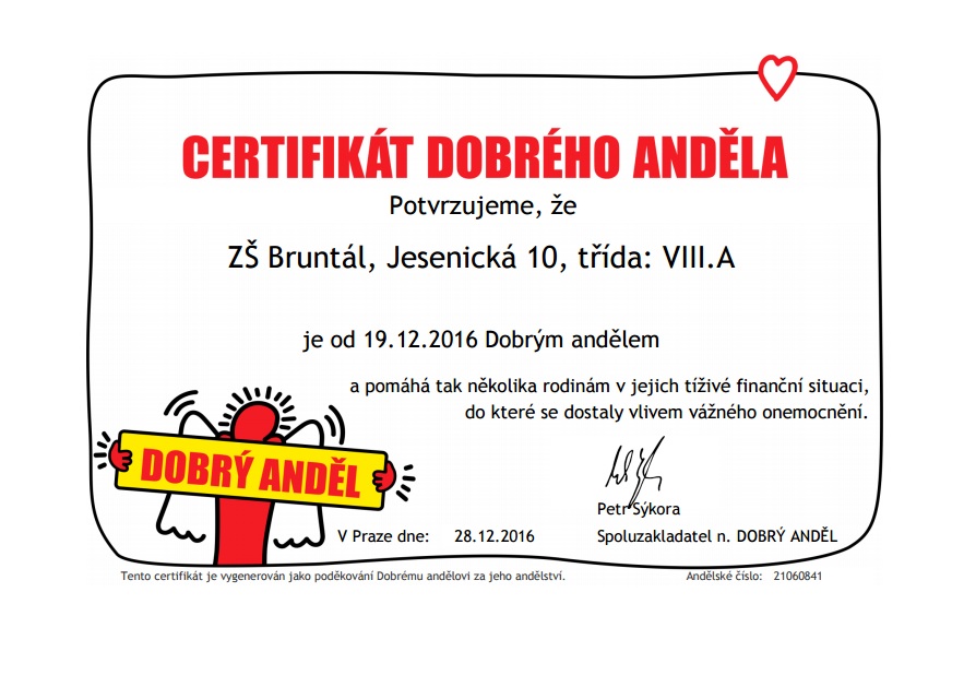 Certifikát